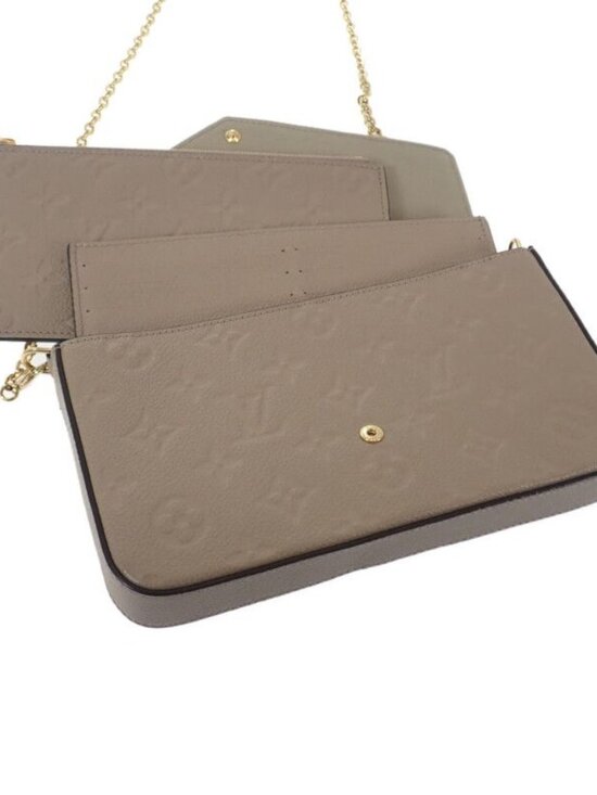 Louis Vuitton Pochette Felicie Shoulder Bag Monogram Empreinte Turtelaire - Picture 4 of 11